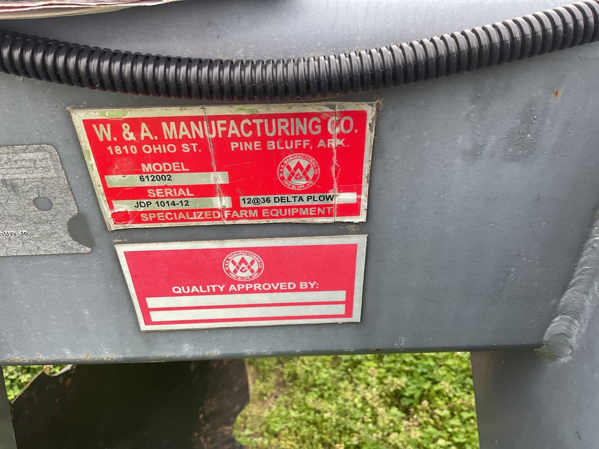 2019 W&A 12R36” Delta Plow Image