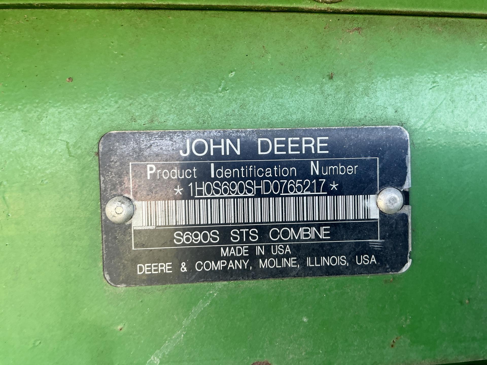 2013 John Deere S690