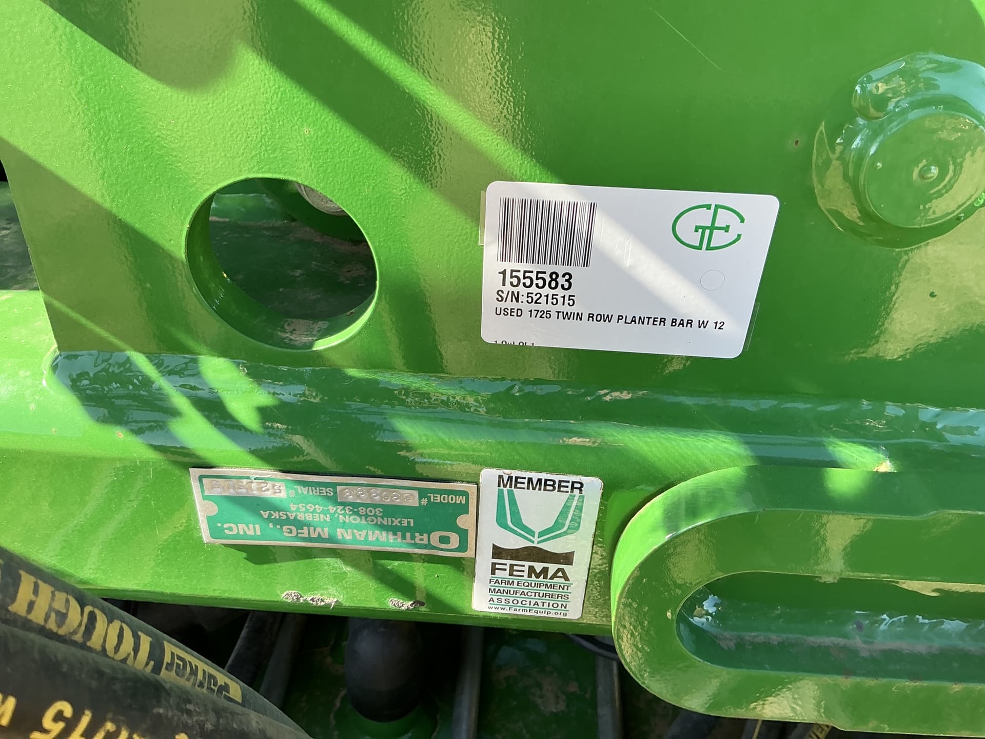 2016 John Deere ORTHMAN bar DR 12 TWIN ROW Image