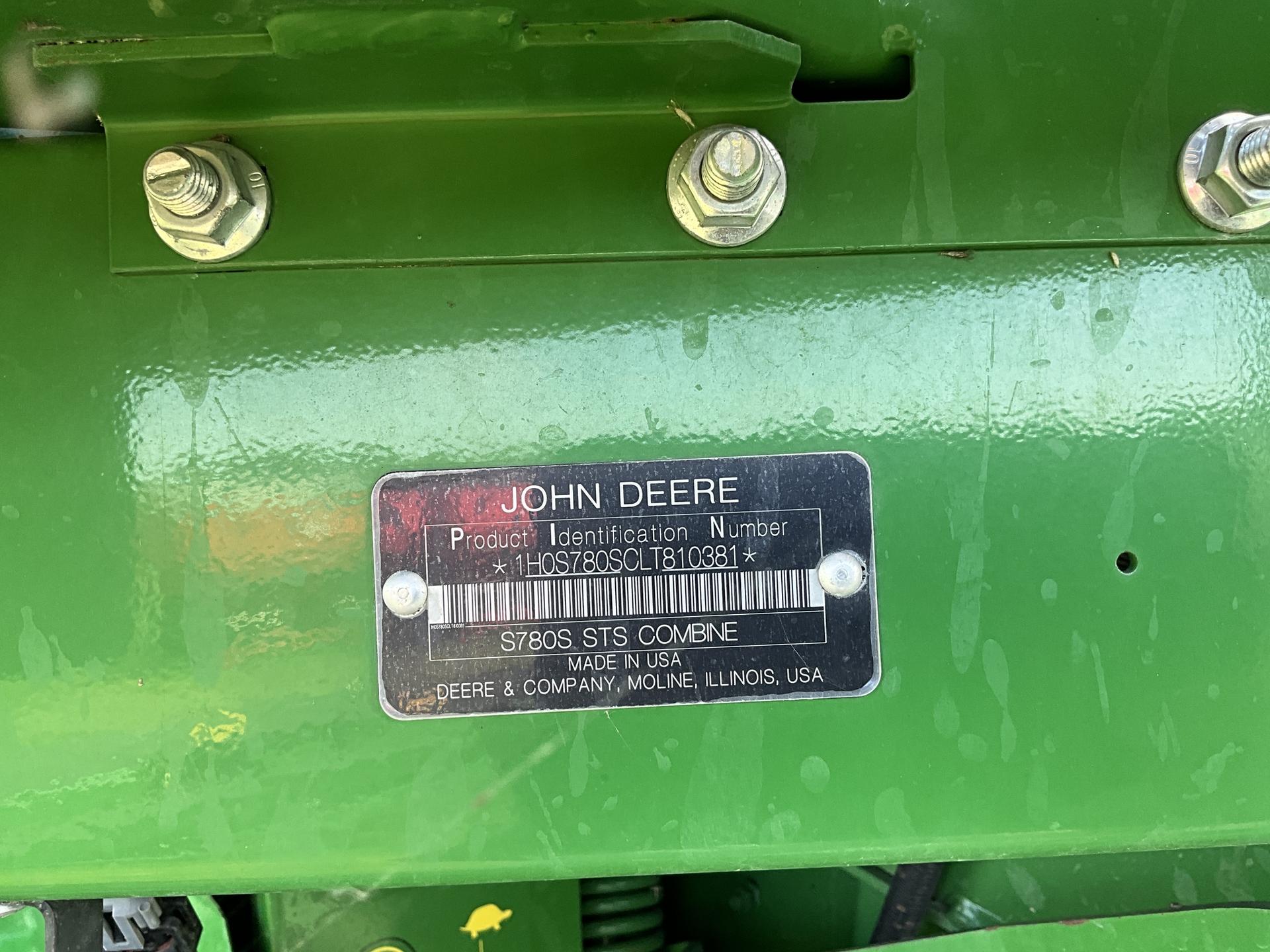 2020 John Deere S780