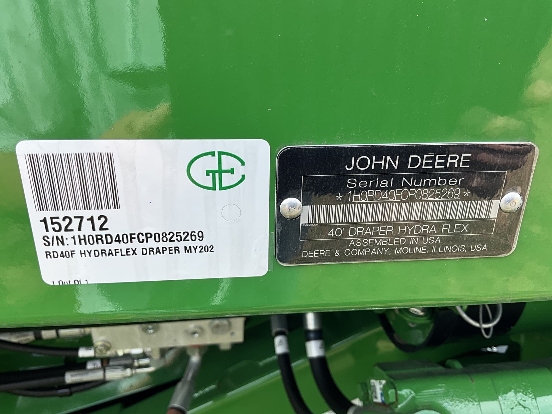 2023 John Deere RD40F