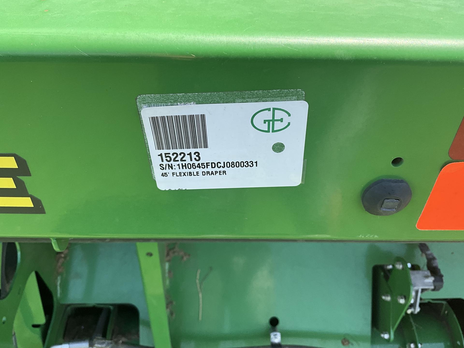 2018 John Deere 645FD