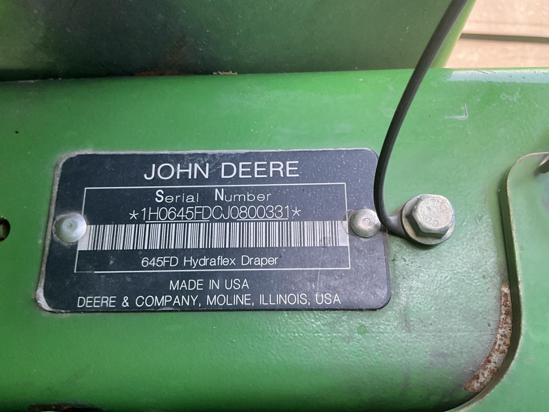 2018 John Deere 645FD