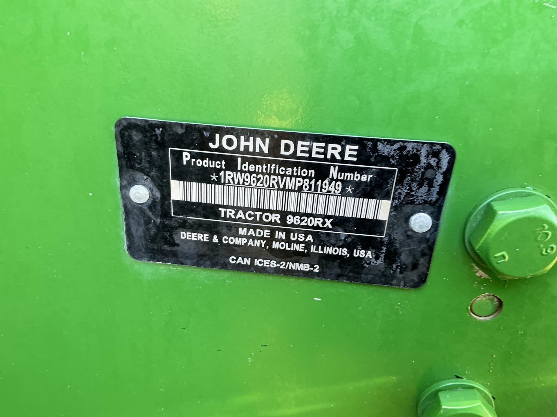 2021 John Deere 9620RX