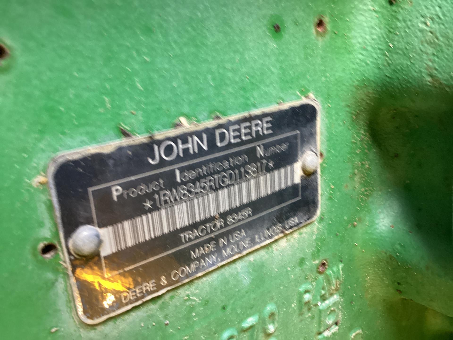 2016 John Deere 8345R