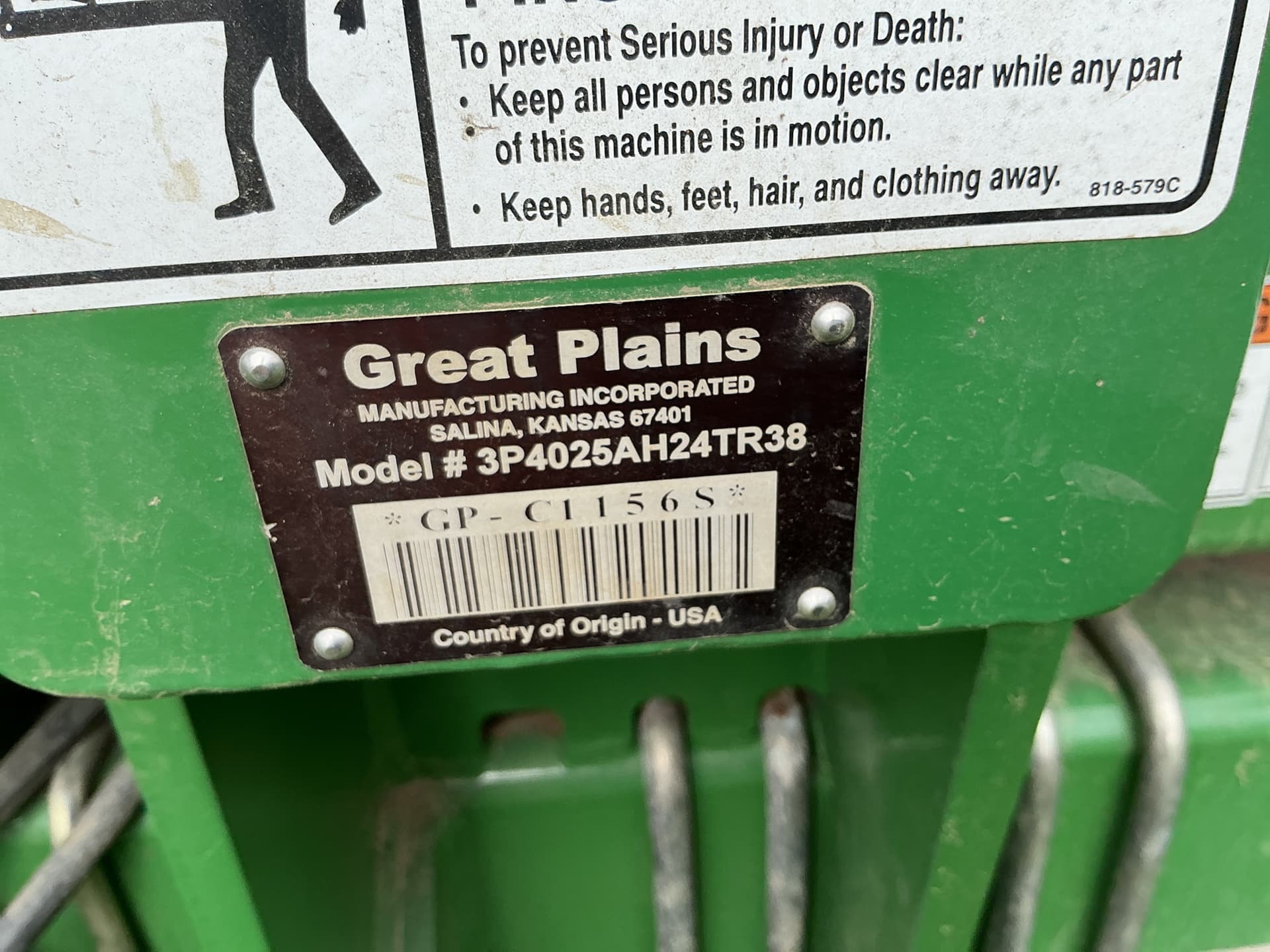 2017 Great Plains 3P4025AH24TR38 Image