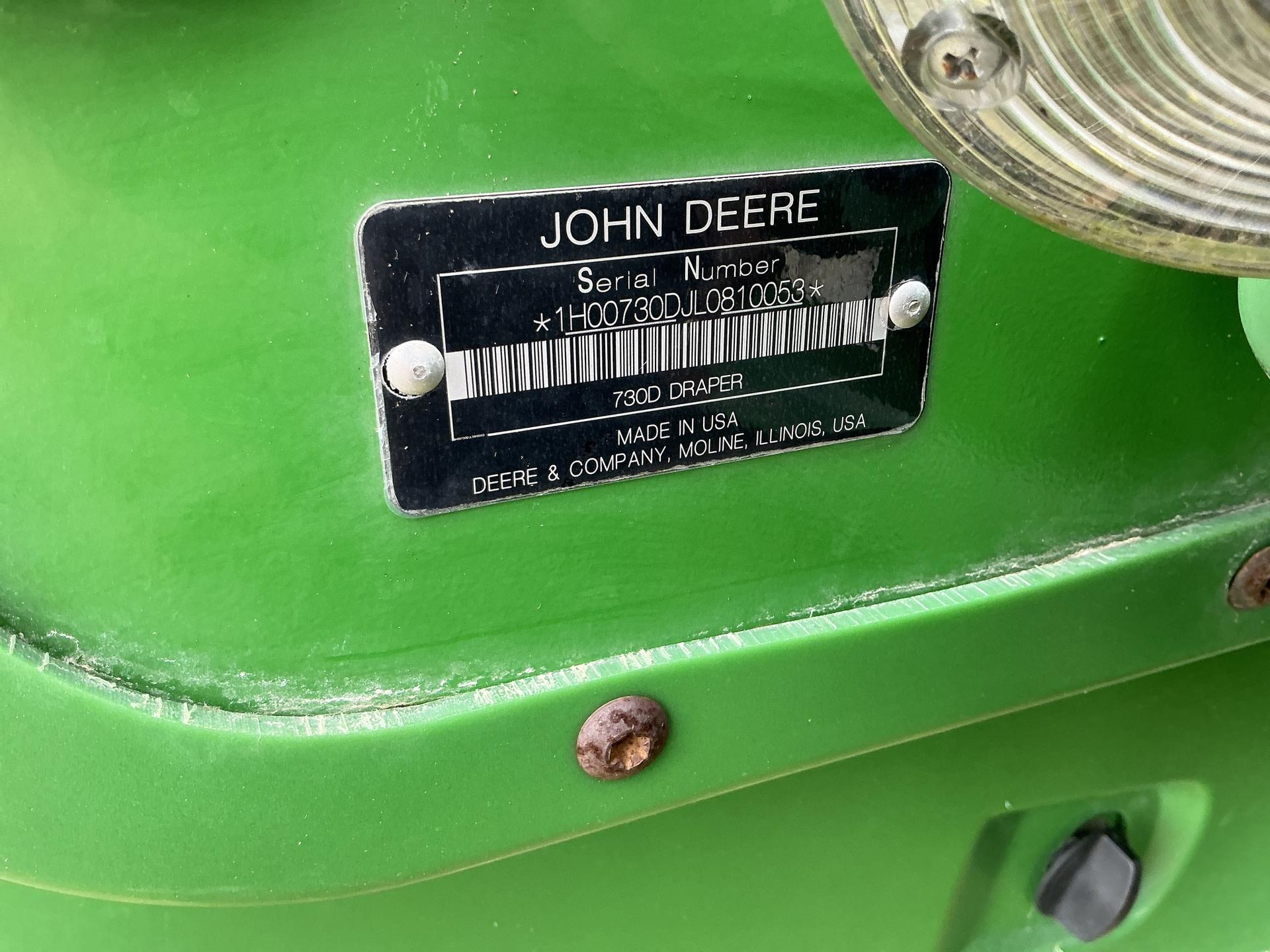 2020 John Deere 730D Image