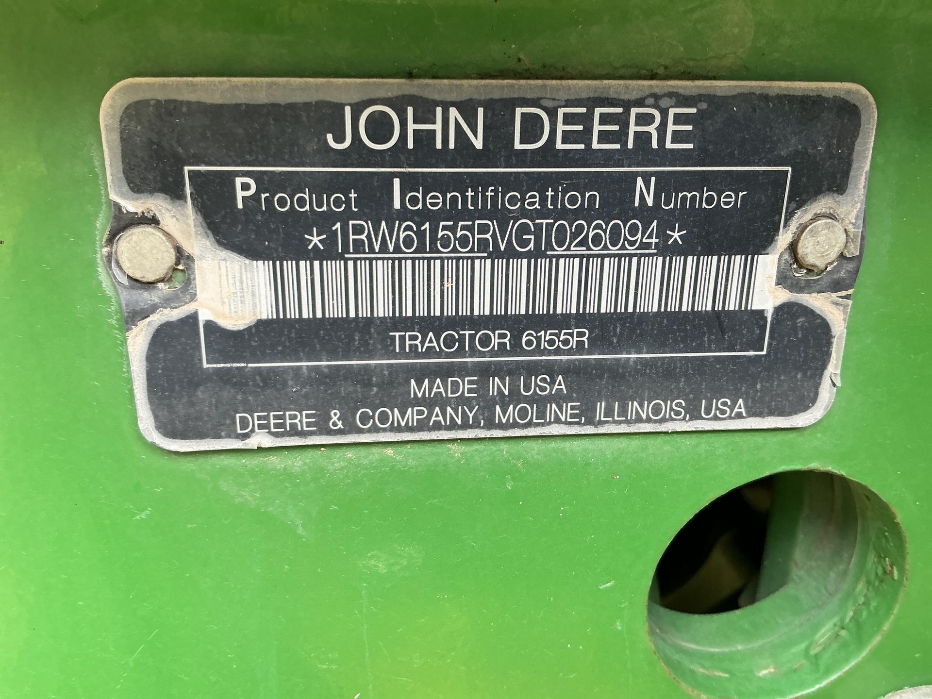 2017 John Deere 6155R