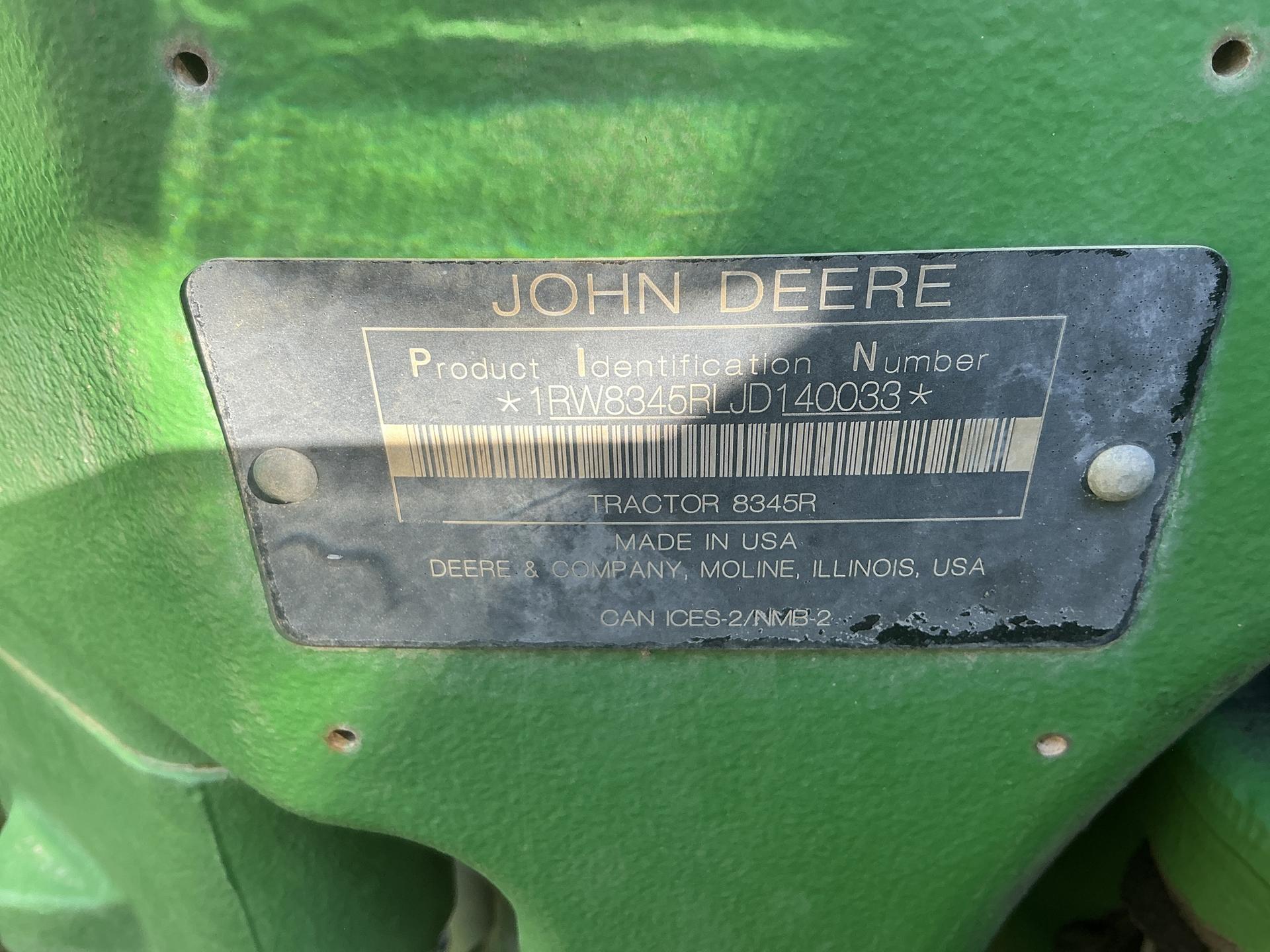 2019 John Deere 8345R