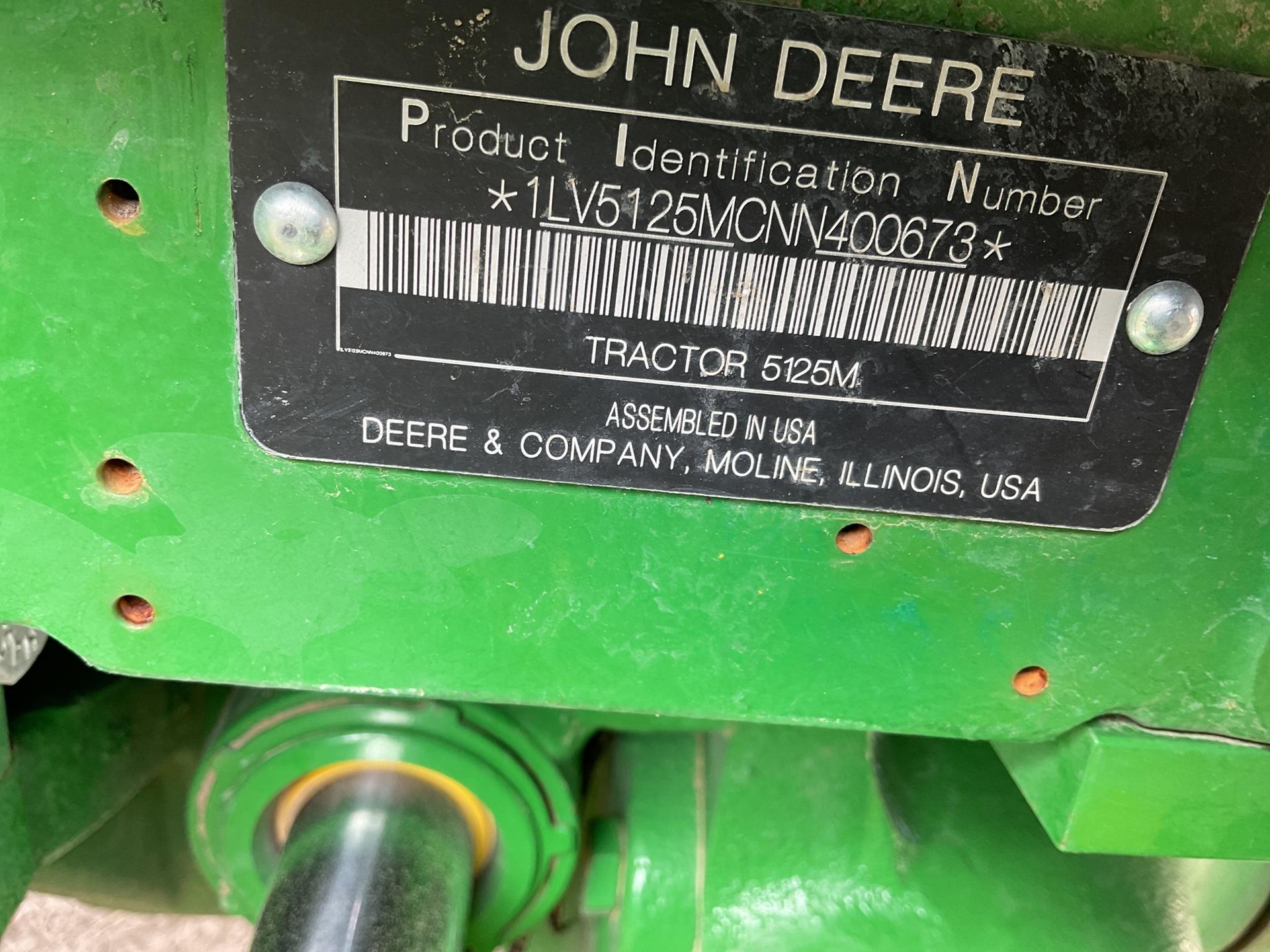 2022 John Deere 5125M