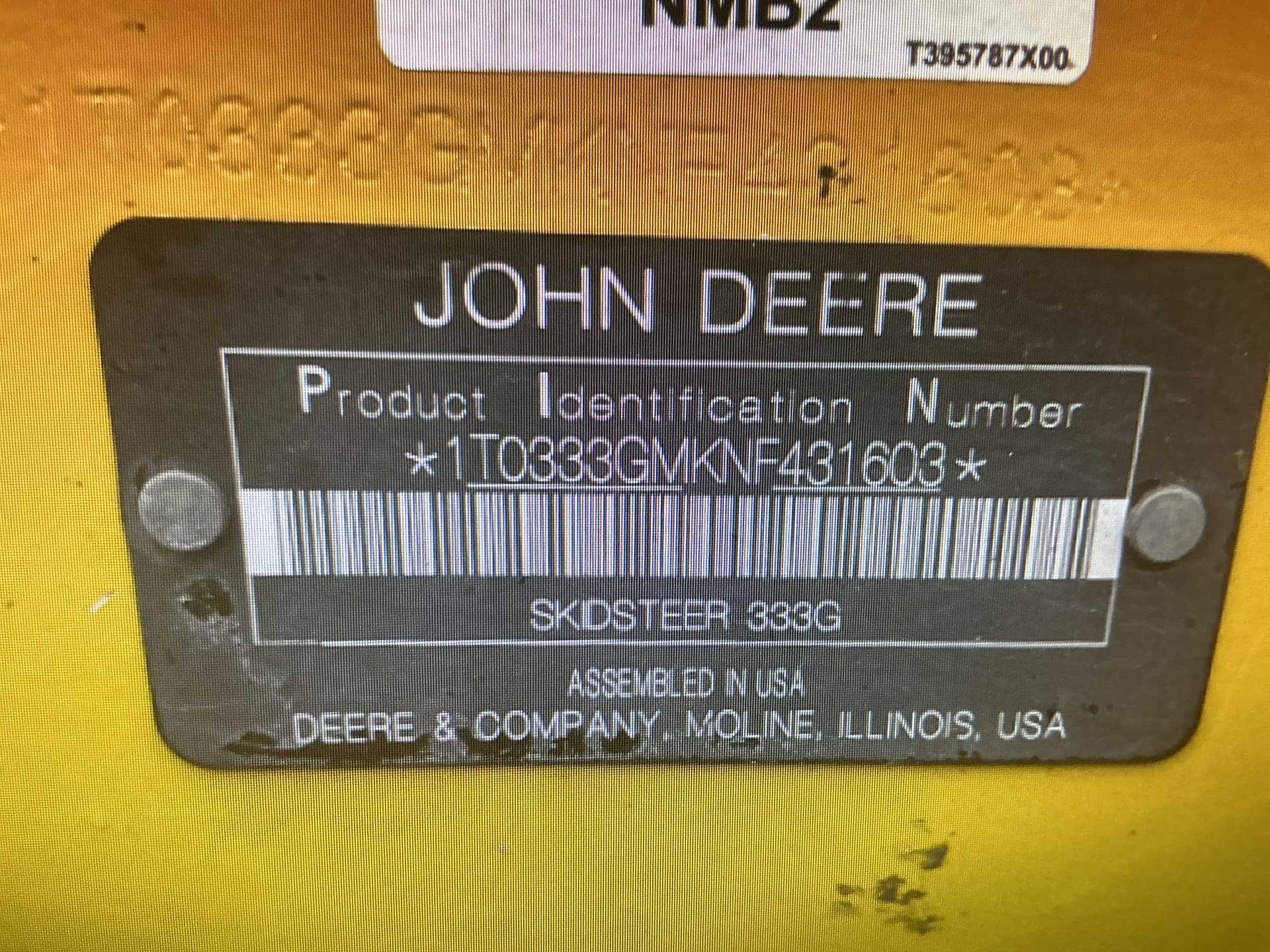 2022 John Deere 333G