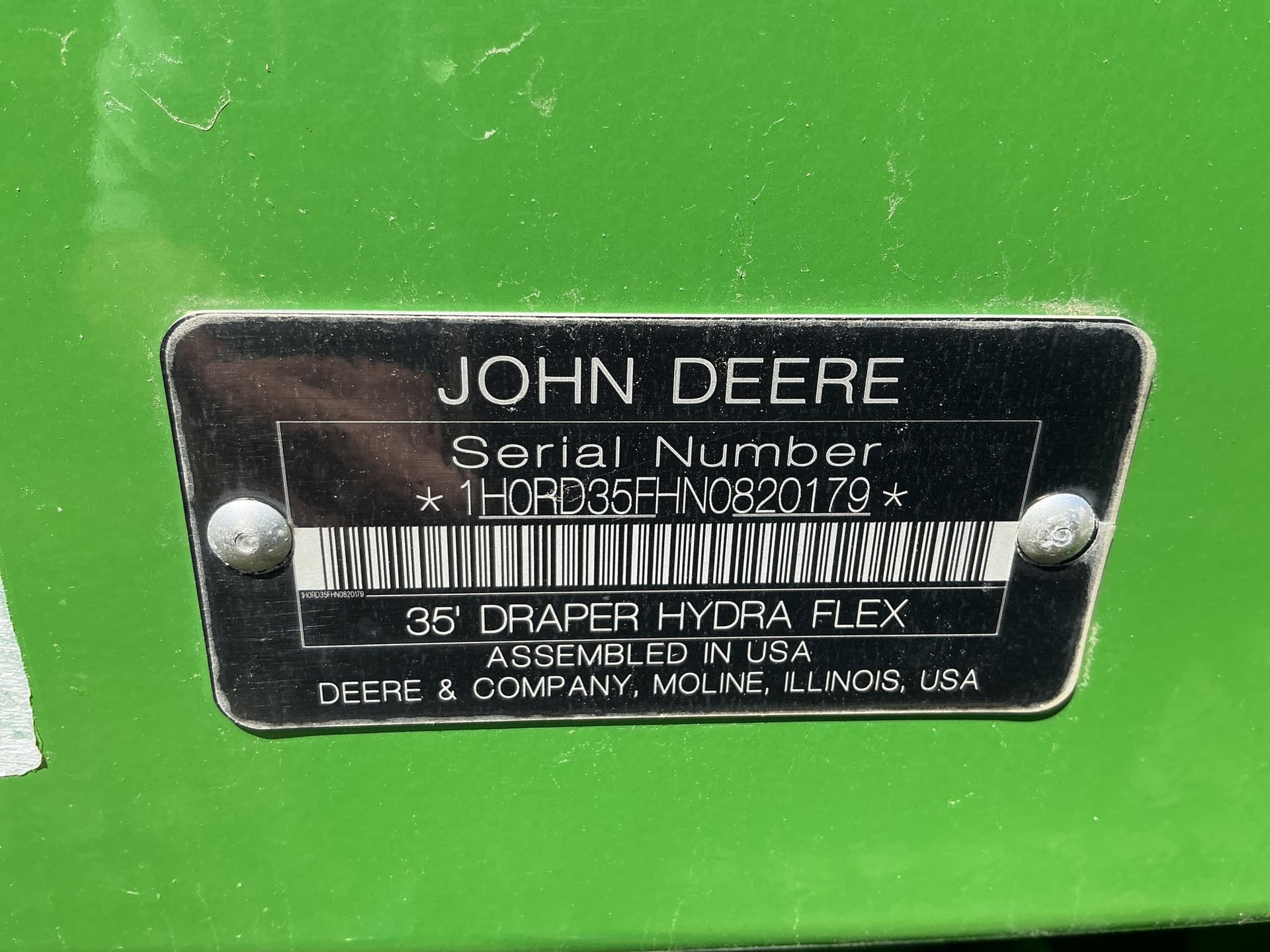 2022 John Deere RD35F Image