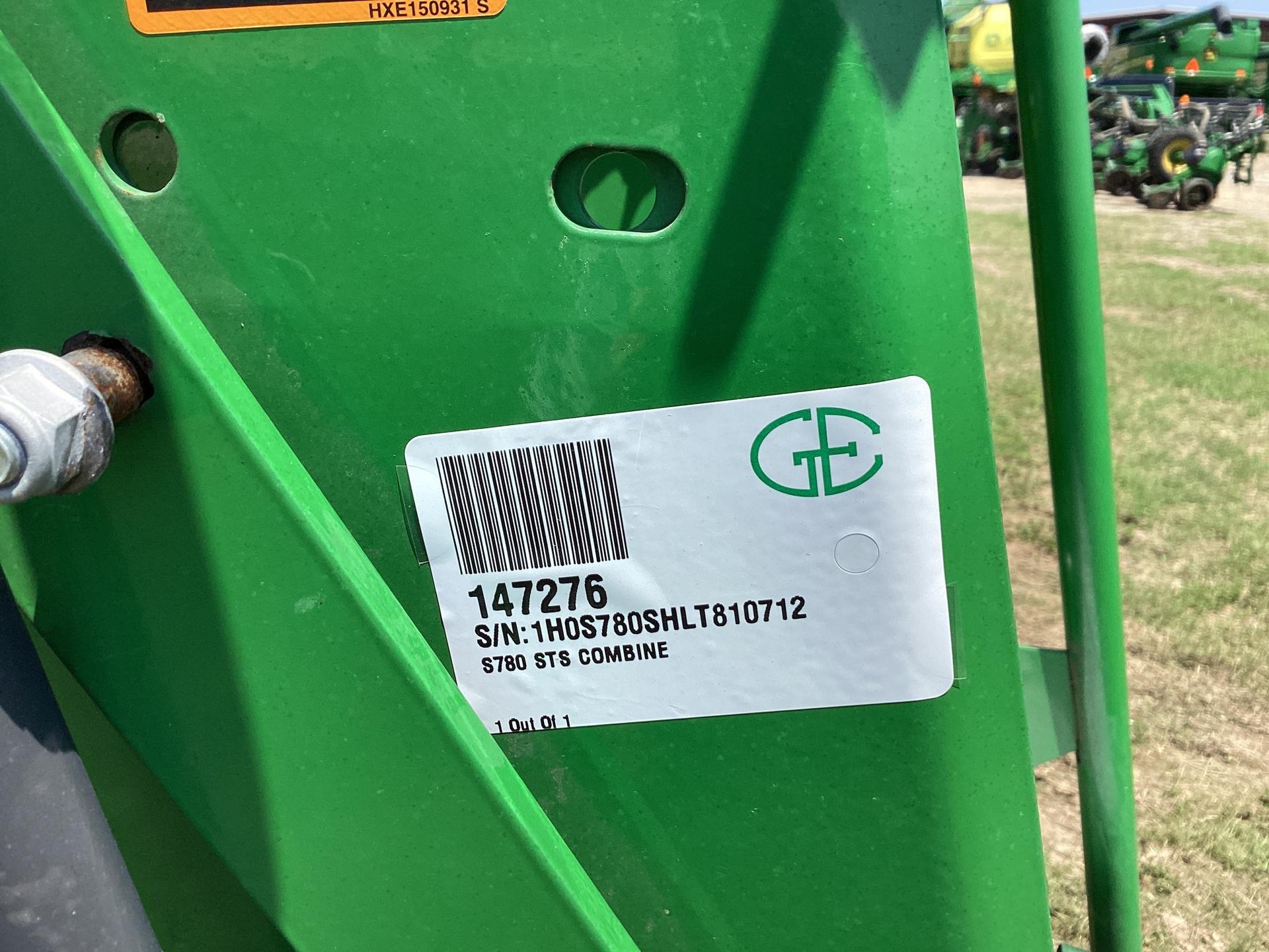 2020 John Deere S780