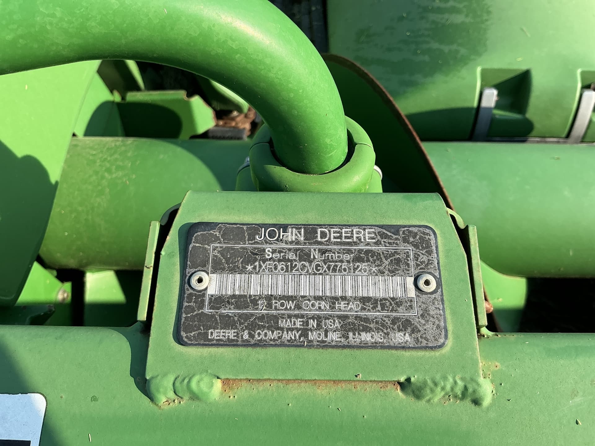 2016 John Deere 612C Image