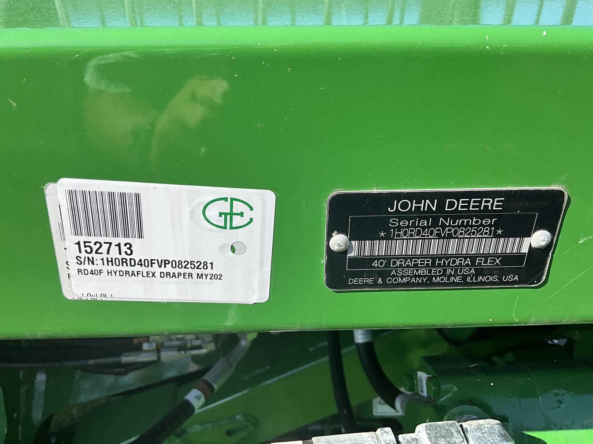 2023 John Deere RD40F