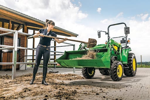 john deere compact tractor with loader
